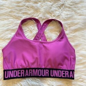 Purple sports bra
